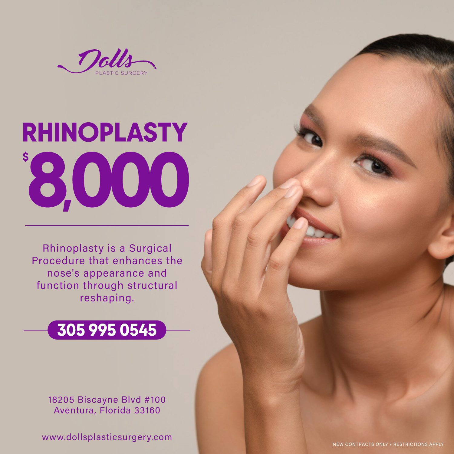 Rhinoplasty Miami Rhinoplasty price cost deal miami